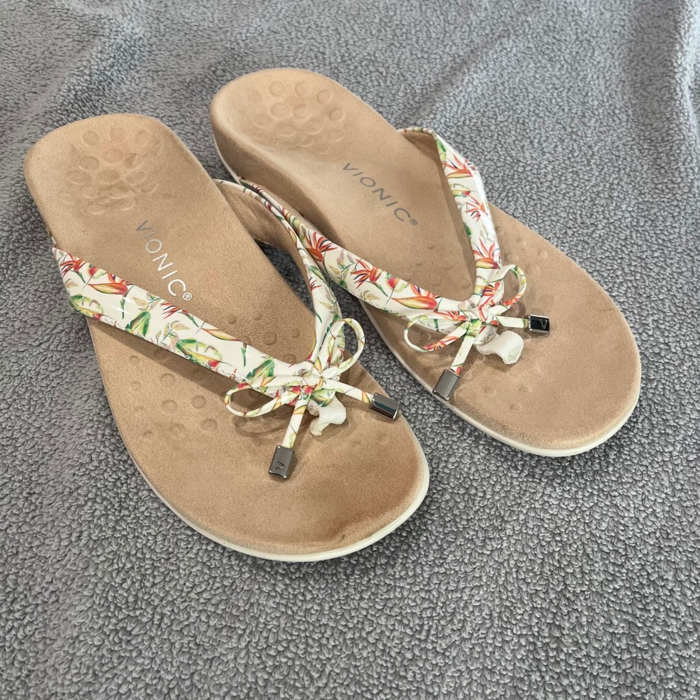 Vionic Bird of Paradise Flip Flop Sandals Orthotic Bella II Women 9
Comfort